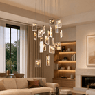 Purple Mountain Modern Sculptural Pendant Light - Blushlighting