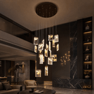 Purple Mountain Modern Sculptural Pendant Light - Blushlighting