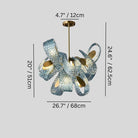 Radiantia Indoor Chandelier - 24Blushlighting
