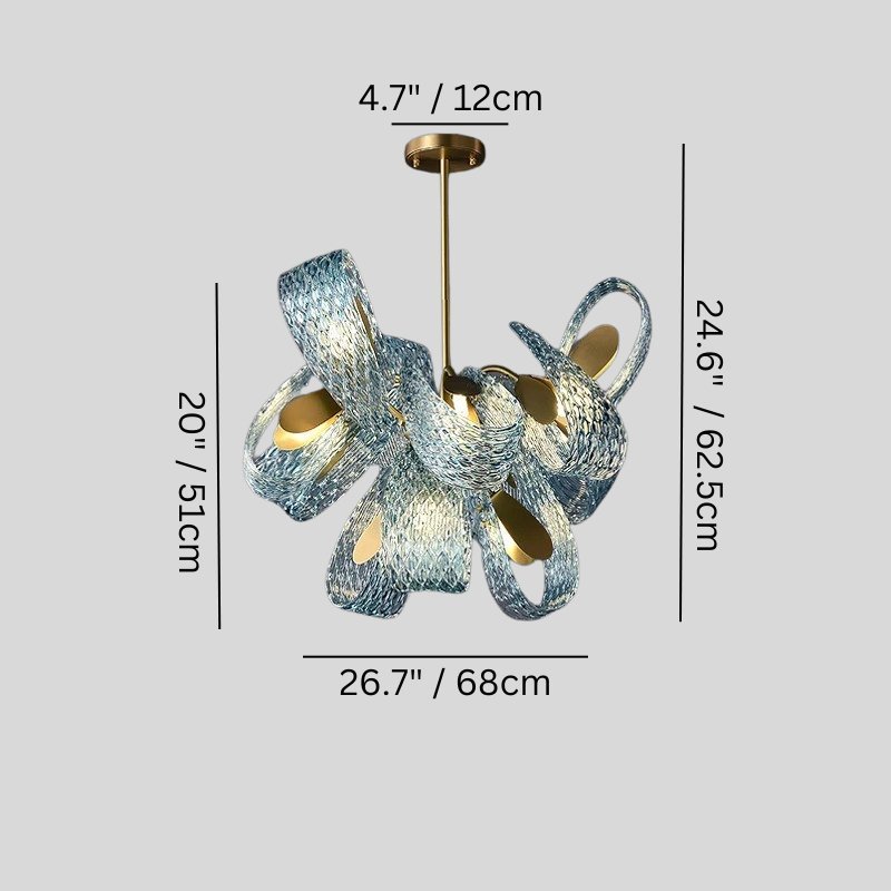 Radiantia Indoor Chandelier - 24Blushlighting