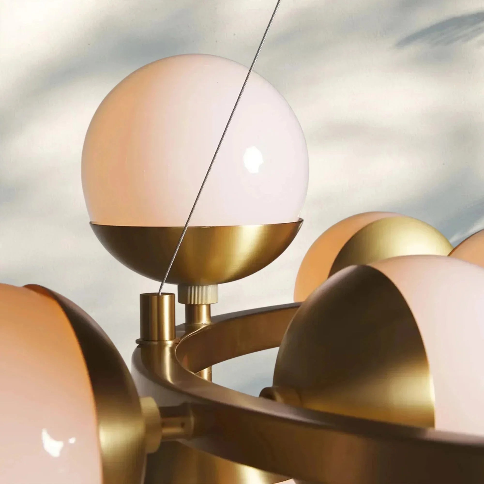Raechelle Globe Chandelier - Blushlighting