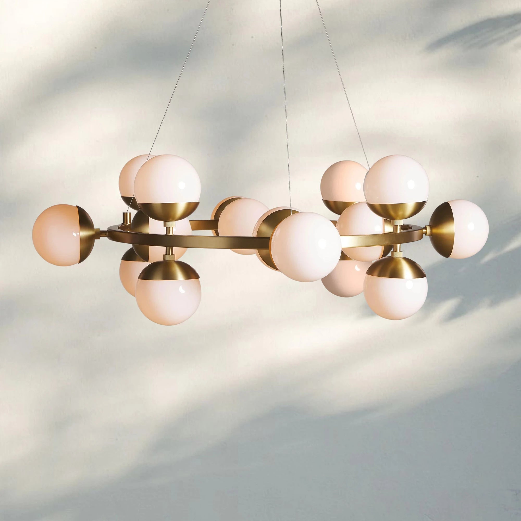 Raechelle Globe Chandelier - Blushlighting