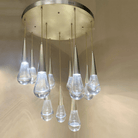 Rain 11 - Light Chandelier Pendant For Living room Family room Dining Room Bedroom - SilverBlushlighting