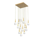 Rain 12-Light Chandelier Pendant For Living room Family room Dining Room Bedroom - SilverBlushlighting