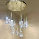 Rain 12-Light Chandelier Pendant For Living room Family room Dining Room Bedroom - SilverBlushlighting