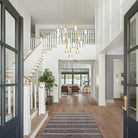 Rain 12-Light Chandelier Pendant For Living room Family room Dining Room Bedroom - GoldBlushlighting