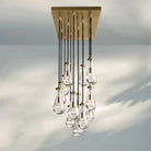 Raindrop Glass Linear Chandelier 54'' 72''-
