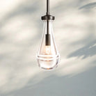 Raindrop Pendant Rod & Cord-Pendant Light For Bedroom,Pendant Light For dining room-Matte Black-Rod-Blushlighting