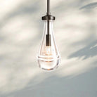 Raindrop Pendant Rod & Cord-Pendant Light For Bedroom,Pendant Light For dining room-Matte Black-Rod-Blushlighting