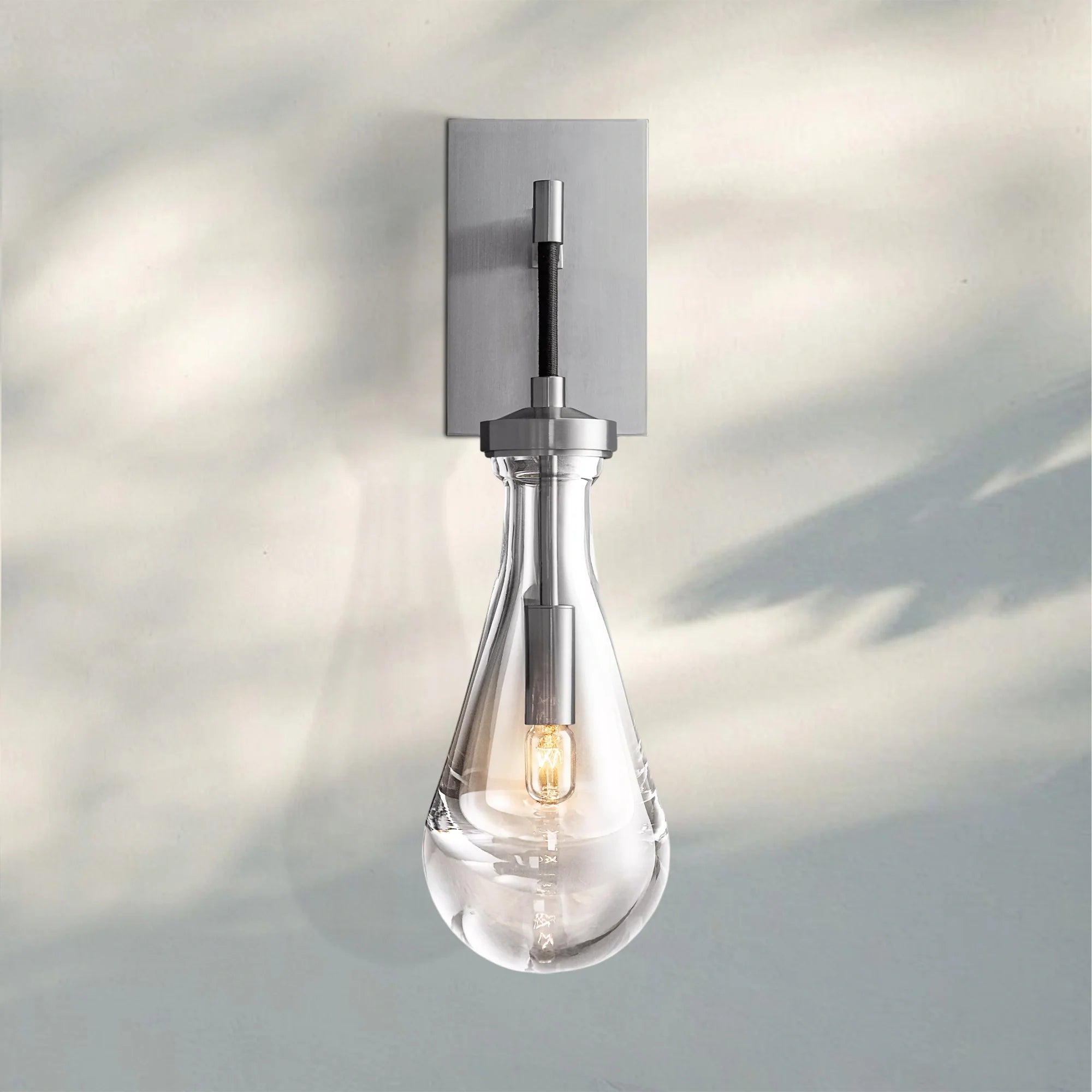 Raindrop Sconce Rod & Cord-wall sconce for bedroom,wall sconce for dining room,wall sconce for stairways,wall sconce for foyer,wall sconce for bathrooms,wall sconce for kitchen,wall sconce for living room-Blushlighting