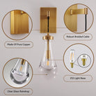 Raindrop Sconce Rod & Cord-wall sconce for bedroom,wall sconce for dining room,wall sconce for stairways,wall sconce for foyer,wall sconce for bathrooms,wall sconce for kitchen,wall sconce for living room-Blushlighting