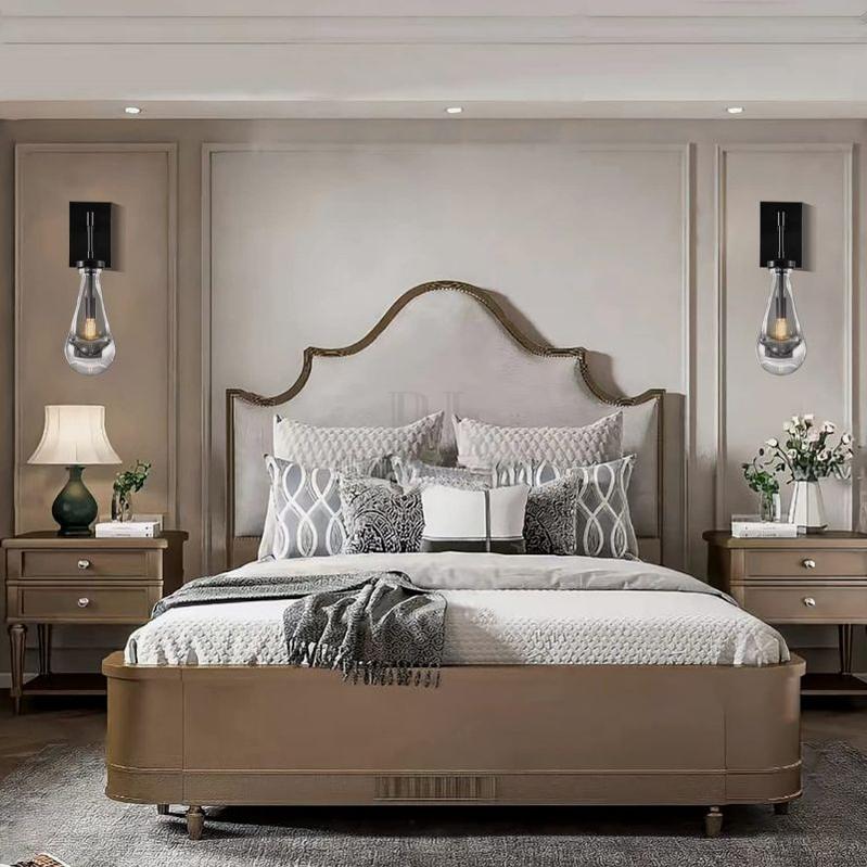Raindrop Sconce Rod & Cord-wall sconce for bedroom,wall sconce for dining room,wall sconce for stairways,wall sconce for foyer,wall sconce for bathrooms,wall sconce for kitchen,wall sconce for living room-Blushlighting