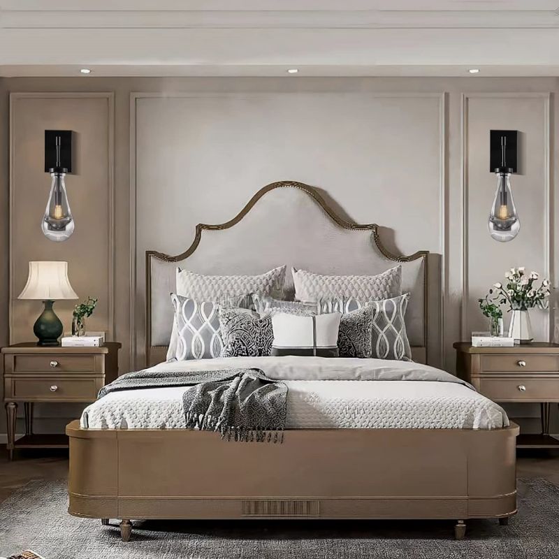 Raindrop Sconce Rod & Cord-wall sconce for bedroom,wall sconce for dining room,wall sconce for stairways,wall sconce for foyer,wall sconce for bathrooms,wall sconce for kitchen,wall sconce for living room-Blushlighting