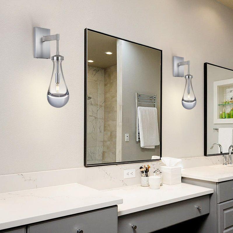 Raindrop Sconce Rod & Cord-wall sconce for bedroom,wall sconce for dining room,wall sconce for stairways,wall sconce for foyer,wall sconce for bathrooms,wall sconce for kitchen,wall sconce for living room-Blushlighting