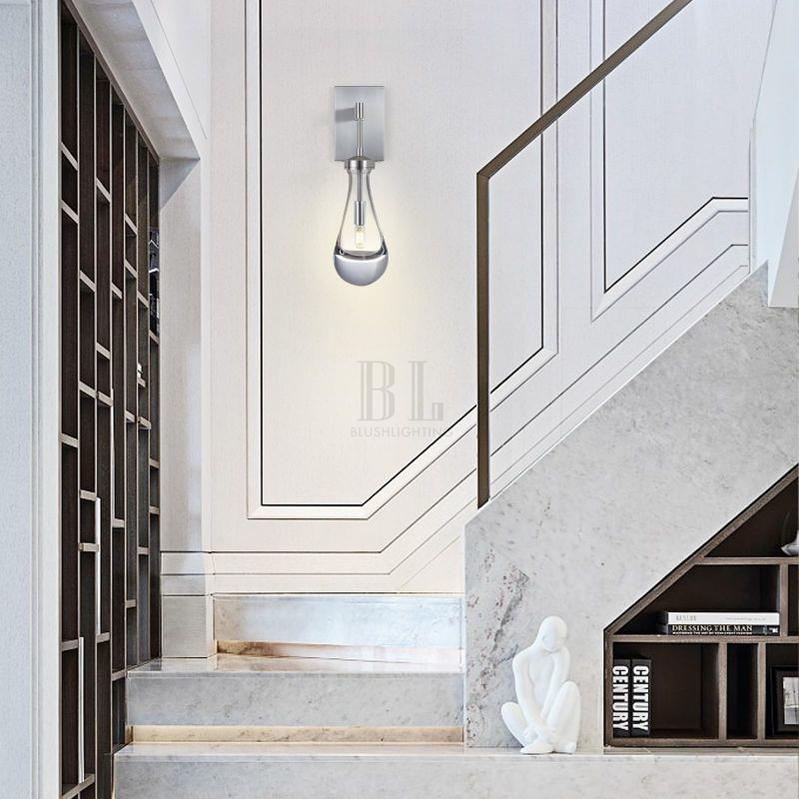 Raindrop Sconce Rod & Cord-wall sconce for bedroom,wall sconce for dining room,wall sconce for stairways,wall sconce for foyer,wall sconce for bathrooms,wall sconce for kitchen,wall sconce for living room-Blushlighting