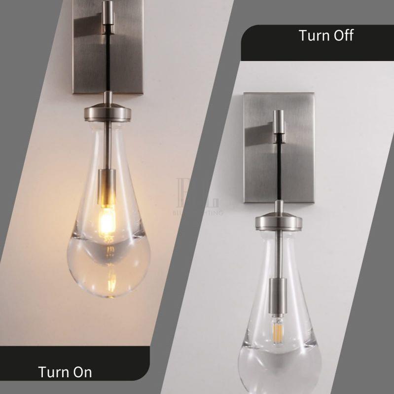 Raindrop Sconce Rod & Cord-wall sconce for bedroom,wall sconce for dining room,wall sconce for stairways,wall sconce for foyer,wall sconce for bathrooms,wall sconce for kitchen,wall sconce for living room-Blushlighting