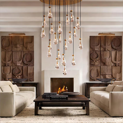 Raindrop Round Chandelier 47’‘