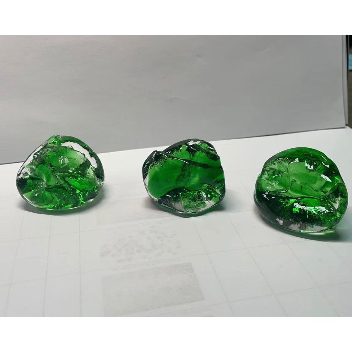 Rainfall Glass Gem Stone Chandelier-Chandelier-Blushlighting-Blushlighting