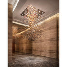 Rainfall Glass Gem Stone Chandelier-Chandelier-Blushlighting-Blushlighting