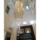 Rainfall Glass Gem Stone Chandelier-Chandelier-Blushlighting-Blushlighting