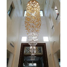 Rainfall Glass Gem Stone Chandelier-Chandelier-Blushlighting-Blushlighting