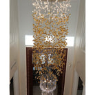 Rainfall Glass Gem Stone Chandelier-Chandelier-Blushlighting-Blushlighting