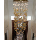 Rainfall Glass Gem Stone Chandelier-Chandelier-Blushlighting-Blushlighting