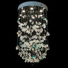 Rainfall Glass Gem Stone Chandelier-Chandelier-Blushlighting-Blushlighting