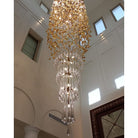 Rainfall Glass Gem Stone Chandelier-Chandelier-Blushlighting-Blushlighting