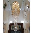 Rainfall Glass Gem Stone Chandelier-Chandelier-Blushlighting-Blushlighting