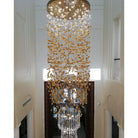 Rainfall Glass Gem Stone Chandelier-Chandelier-Blushlighting-Blushlighting
