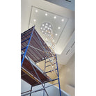 Rainfall Glass Gem Stone Chandelier-Chandelier-Blushlighting-Blushlighting