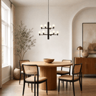 Ramo Alabaster Large Black Chandelier - D640×H730Blushlighting