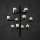 Chandelier in a dining room
