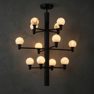 Chandelier in matte black