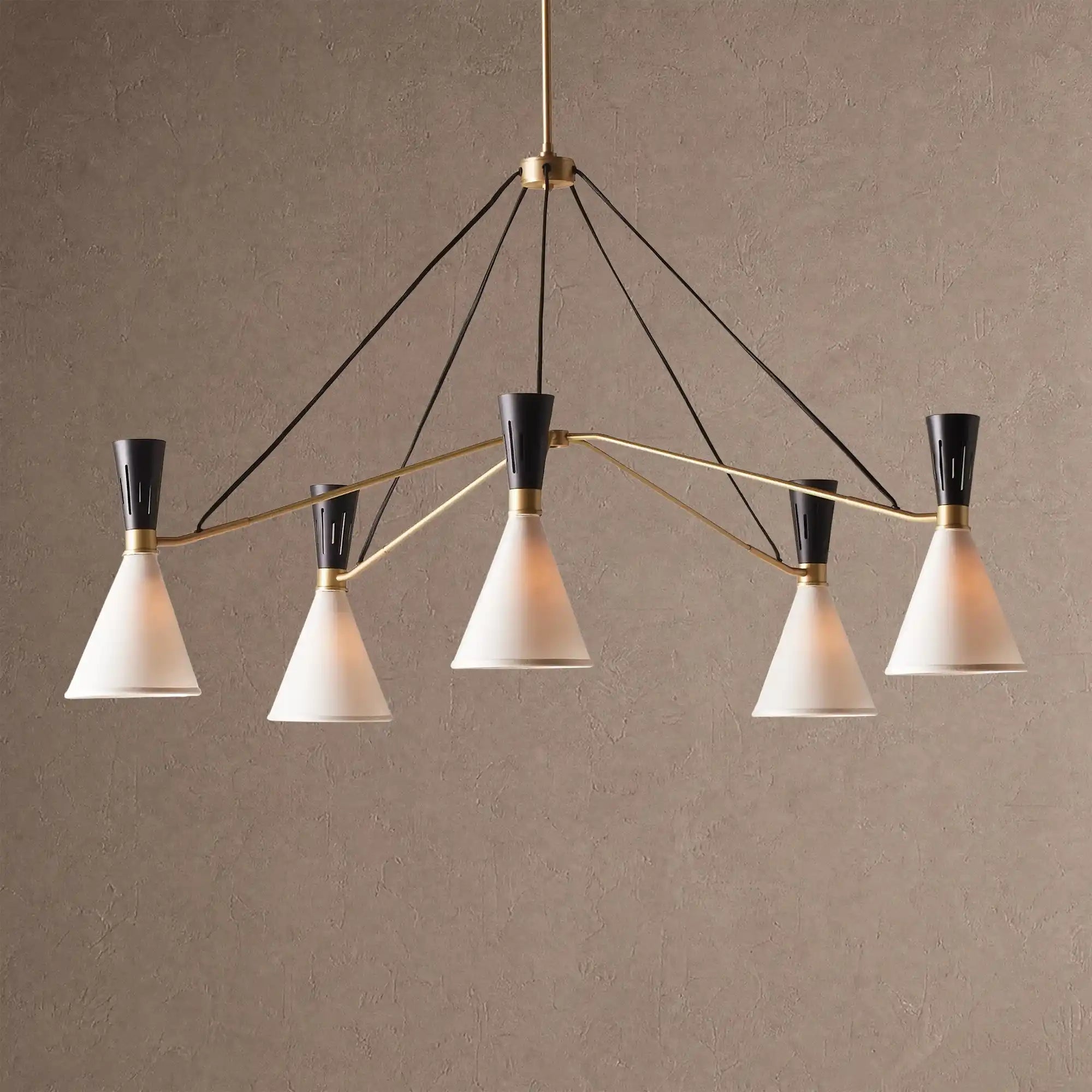 Ramsey 3/5 Lights Round Chandelier - 5-LightBlushlighting