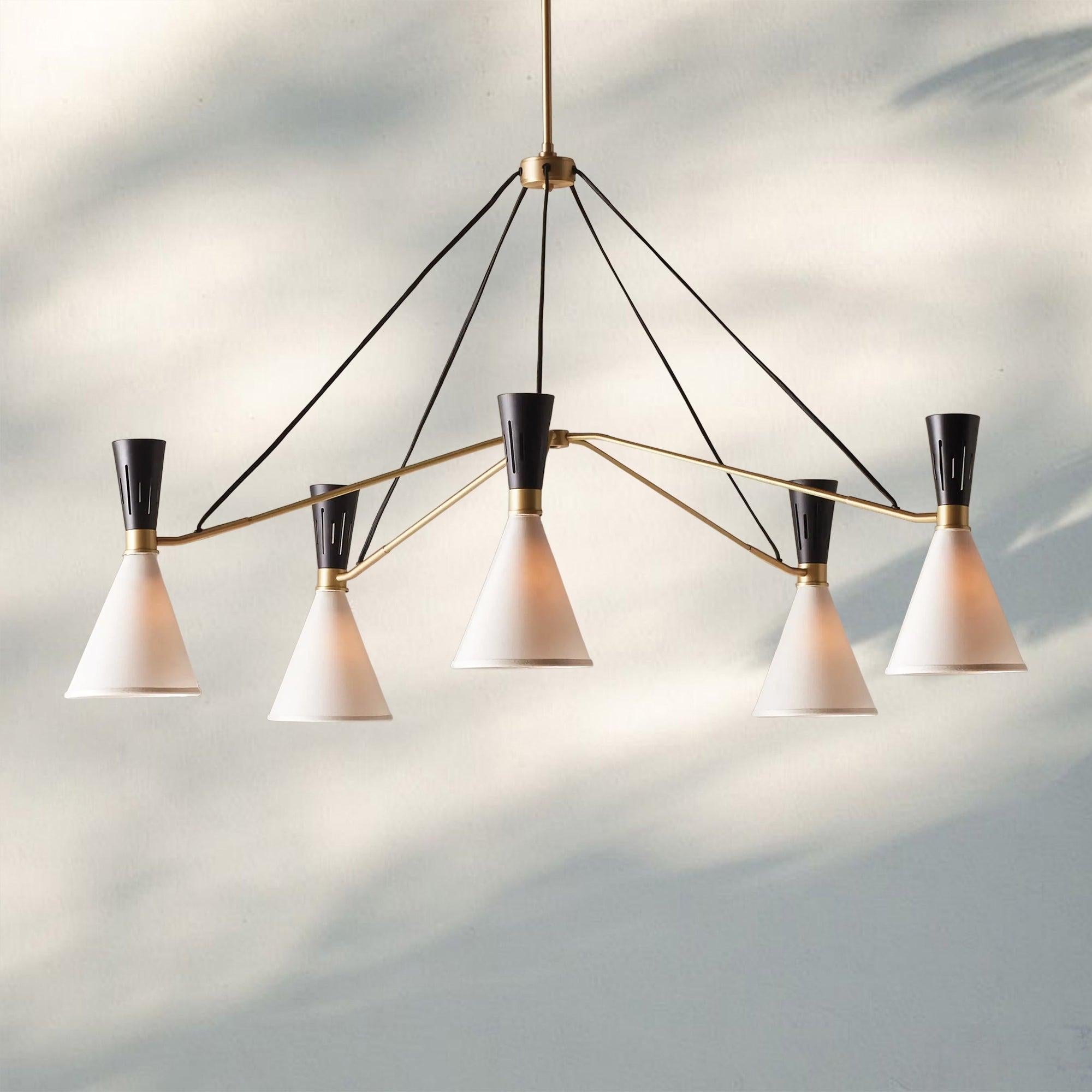Ramsey 3/5 Lights Round Chandelier - 3 - LightBlushlighting