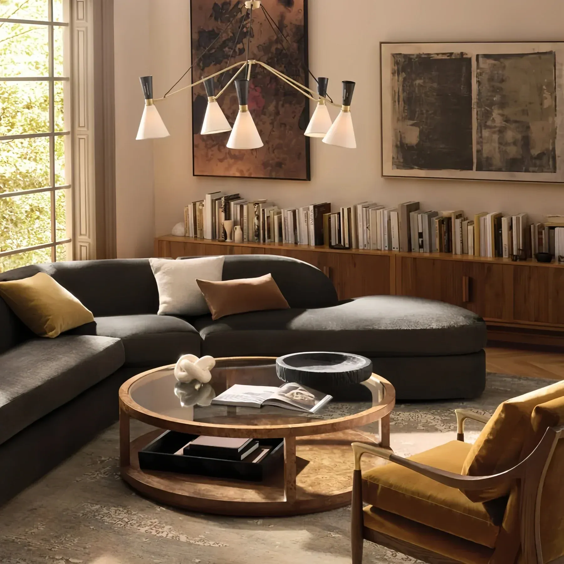 Ramsay 3/5 Lights Round Chandelier-