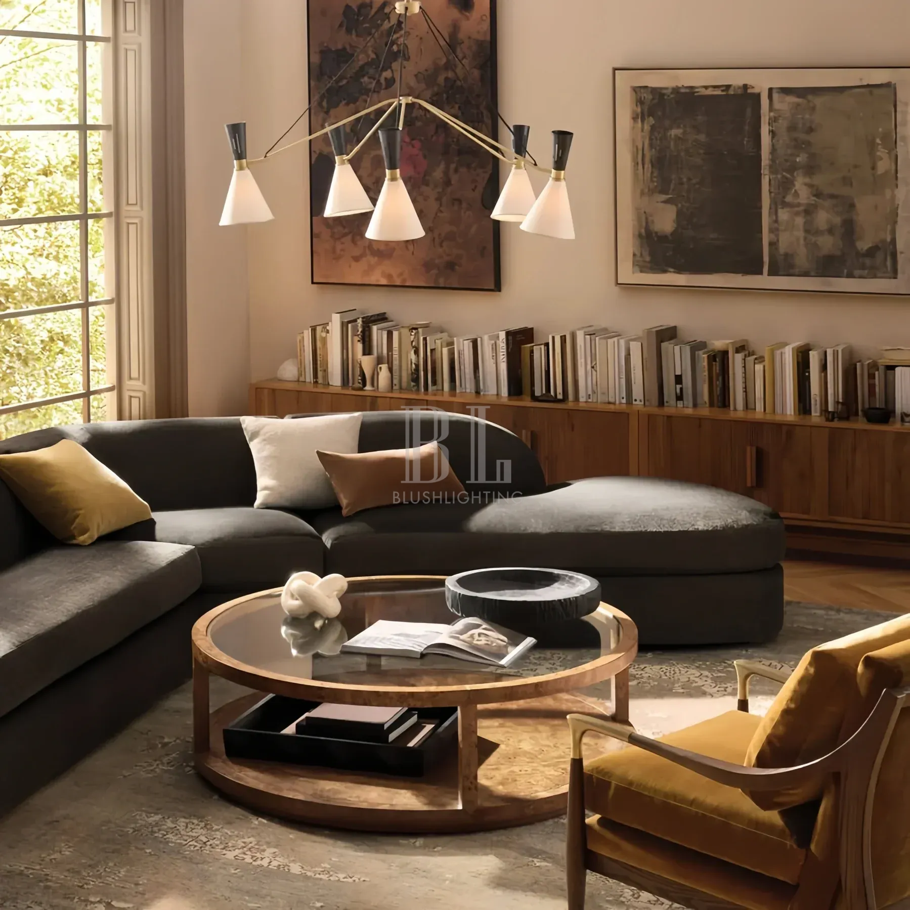 Ramsay 3/5 Lights Round Chandelier-