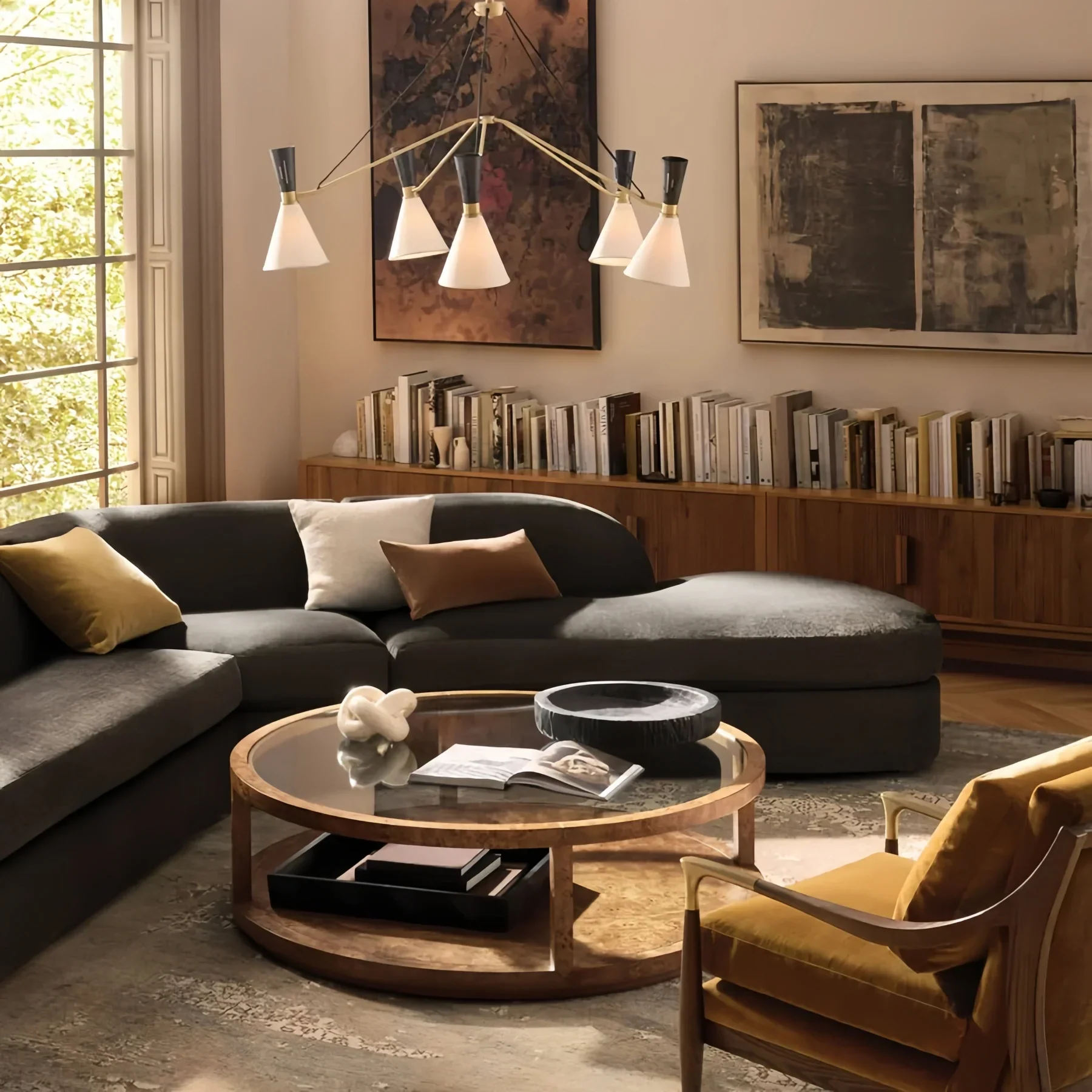 Ramsay 3/5 Lights Round Chandelier-