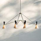 Ramsey 6 - Light Linear Chandelier - Blushlighting