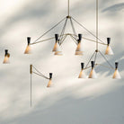 Ramsey 6 - Light Linear Chandelier - Blushlighting
