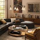 Ramsey 6 - Light Linear Chandelier - Blushlighting