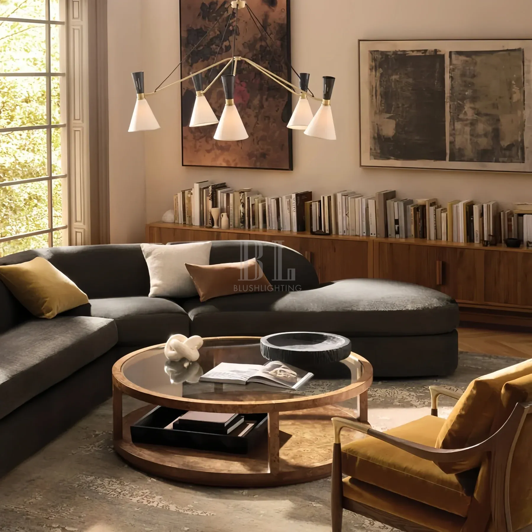 Ramsay 6-Light Linear Chandelier-