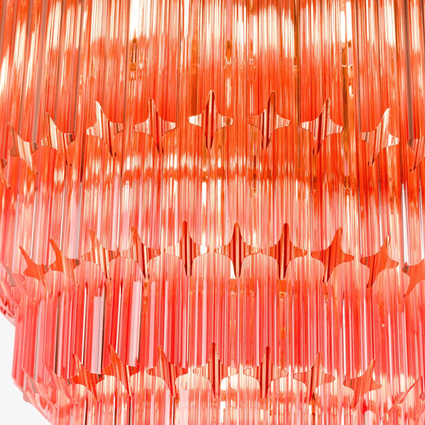 Raphael Murano Chandelier - ∅ 23.6″ x H 44.5″PinkBlushlighting