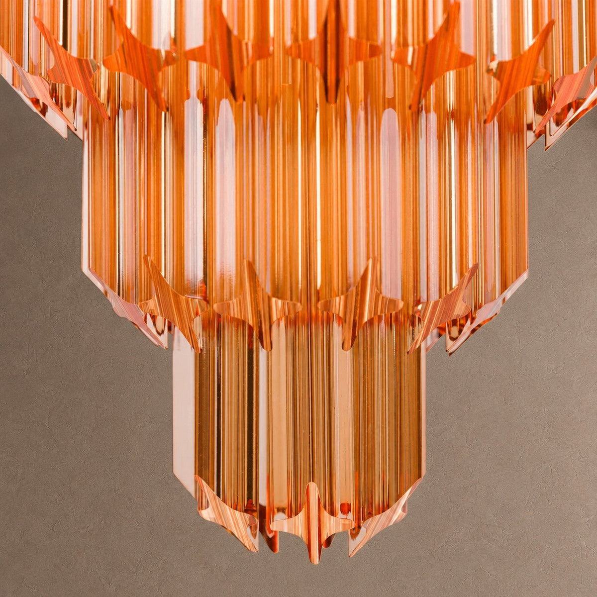 Raphael Tiered Chandelier - ∅ 23.6″ x H 44.5″PinkBlushlighting