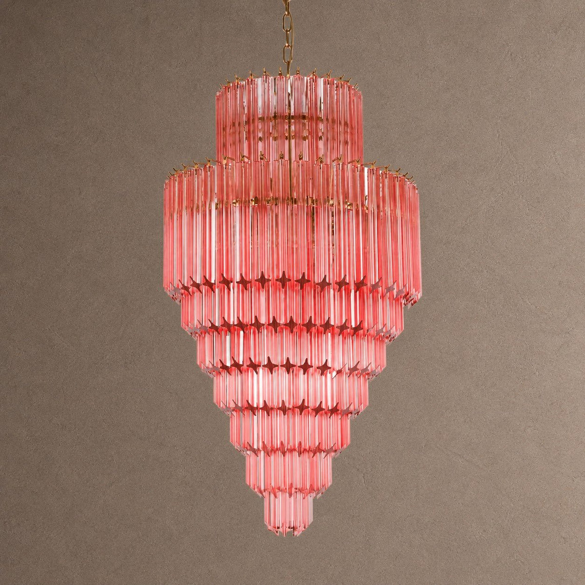 Raphael Tiered Chandelier - ∅ 23.6″ x H 44.5″PinkBlushlighting