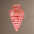 Raphael Tiered Chandelier - ∅ 23.6″ x H 44.5″PinkBlushlighting