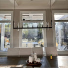 Ravella Glass Linear Chandelier-