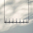 Ravella Glass Linear Chandelier-59''-Bronze-